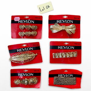Retro Revlon vintage hair accessories lot – original packaging 6B